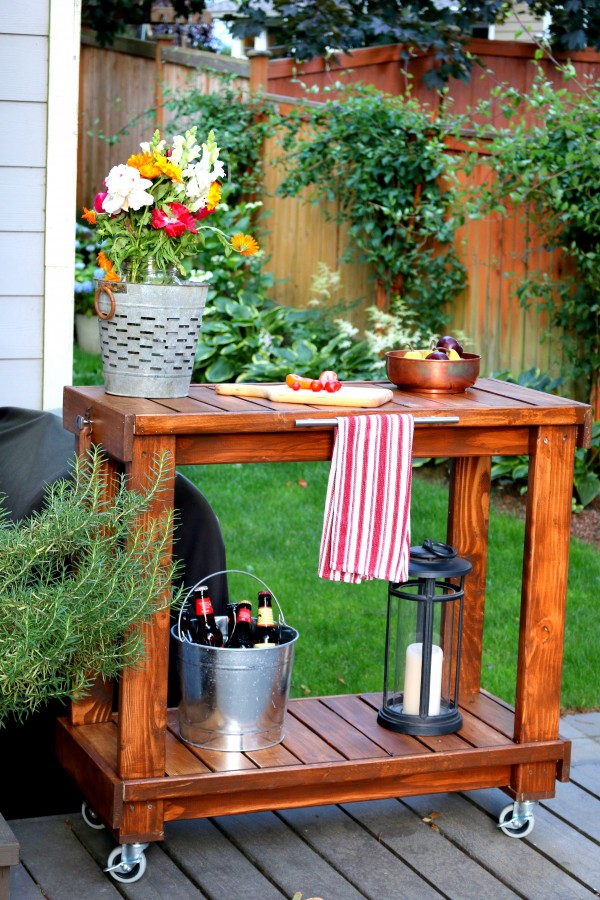 DIY BBQ Cart for Father's Day - home is where my story begins...